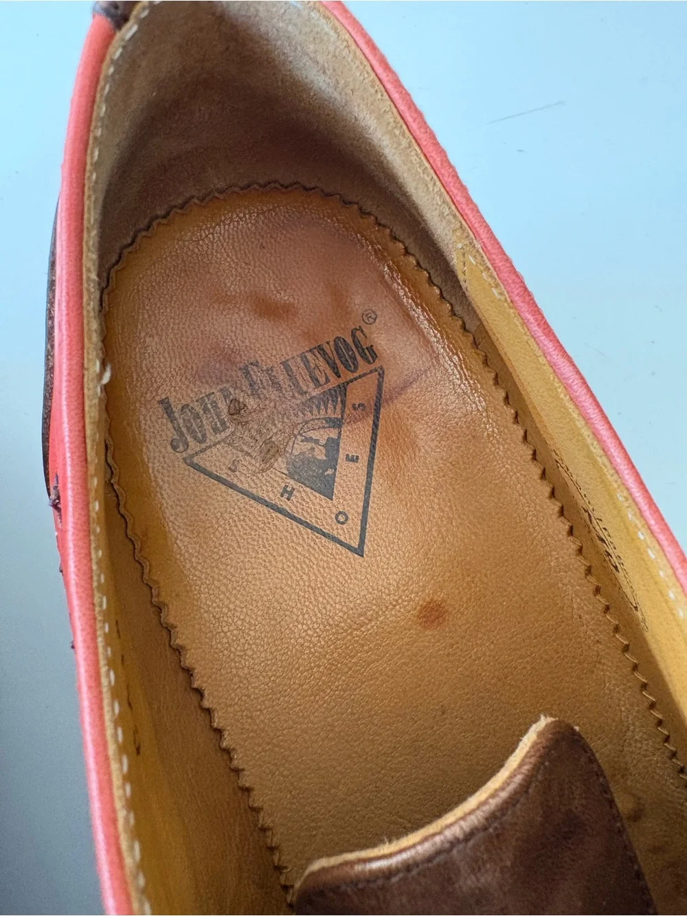 John Fluevog || Twin Turbines 211‎ Carrall Street Oxfords Red Brown